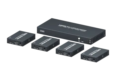 PIXOMA 60 Metre, 1 Giriş 4 Çıkış HDMI Çoklayıcı Extender 1K