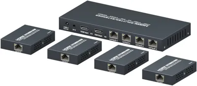 PIXOMA 60 Metre, 1 Giriş 4 Çıkış HDMI Çoklayıcı Extender 1K 5