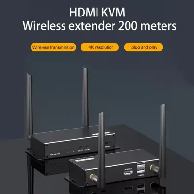 PIXOMA 200 METRE HDMI KVM KABLOSUZ AKTARICI 4K 2