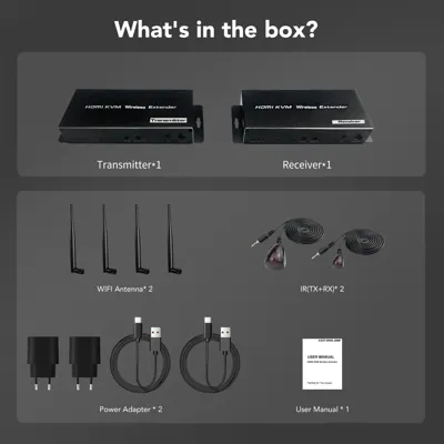 PIXOMA 200 METRE HDMI KVM KABLOSUZ AKTARICI 4K 8