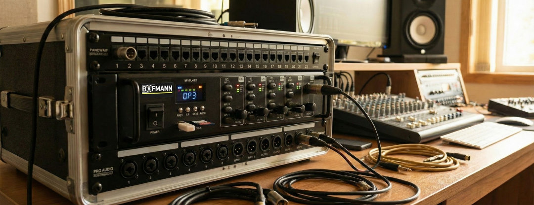 BOFMANN BF 4250 MAX 4 Bölgeli 1000 Watt Hat Trafolu Mikser Amplifikatör