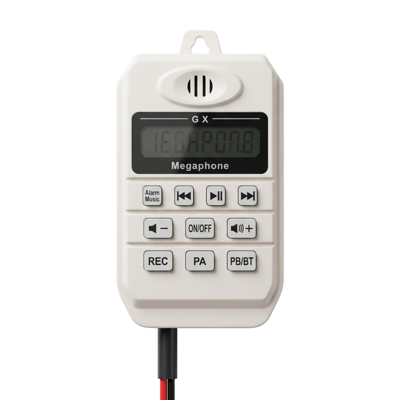 NOTEL Amfili Pazarcı Mikrofonu 12V-90V | Bluetooth, Ses Kayıt, USB'li Megafon 2
