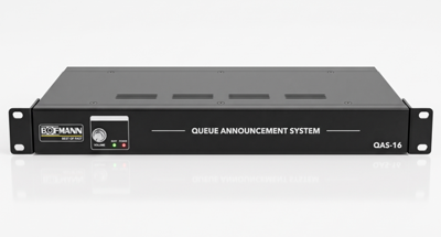 Bofmann QAS-16 Sıra Bildirim Sistemi – 16 Tetiklenebilir Girişli Anons Cihazı | 2x20W