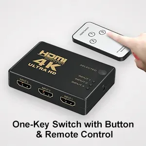 PIXOMA 5 Giriş 1 Çıkışlı 4K HDMI Anahtarlayıcı 9