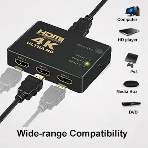 PIXOMA 5 Giriş 1 Çıkışlı 4K HDMI Anahtarlayıcı 10