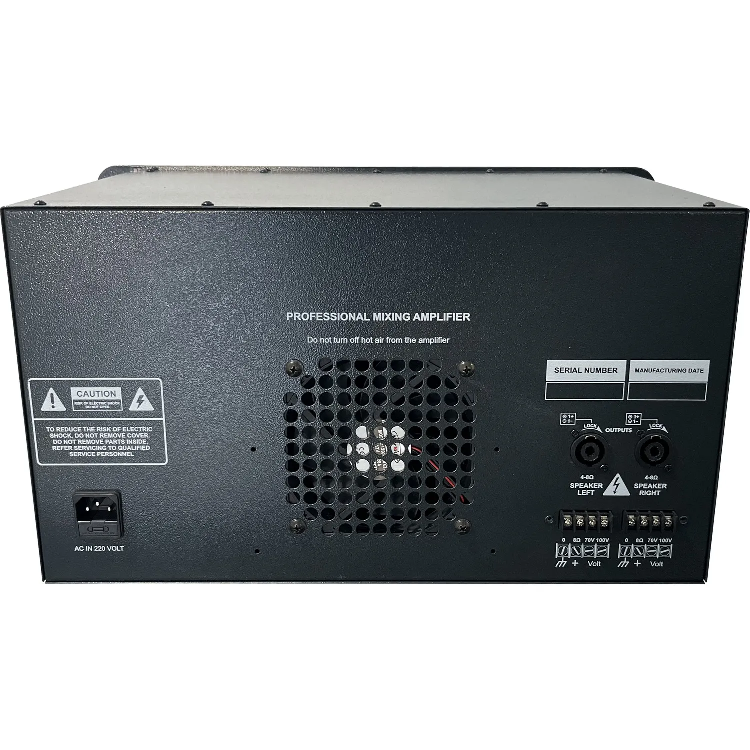 7 KANAL 500W REVERB'LÜ MONO POWER MİKSER AMPLİFİKATÖR