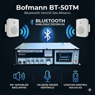 BOFMANN BLUETOOTH VERİCİLİ BÖLGE MİKSERİ