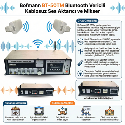 BOFMANN BLUETOOTH VERİCİLİ BÖLGE MİKSERİ 5