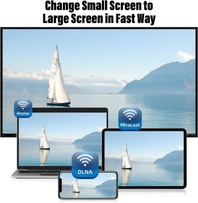 PIXOMA ANYCAST HD M9 PLUS KABLOSUZ GÖRÜNTÜ AKTARICI 8
