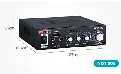 NOTEL STREO MİNİ  AMPLİFİKATÖR BLUETOOTHLU