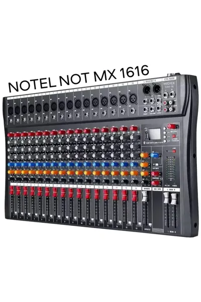 NOTEL 16 KANAL PROFESYONEL DECK MİKSER 4