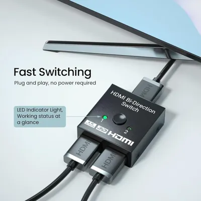 PIXOMA 2 Giriş 1 Çıkışlı 4K HDMI Anahtarlayıcı 9