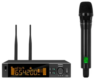 SCHALL UHF KABLOSUZ TRUE DIVERSTY TEKLİ EL MİKROFONU