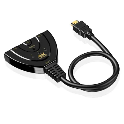 PIXOMA 3 Giriş 1 Çıkışlı 4K HDMI anahtarlayıcı