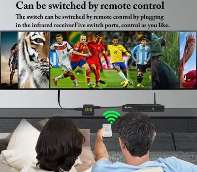 PIXOMA 5 Giriş 1 Çıkışlı 4K HDMI Anahtarlayıcı 4