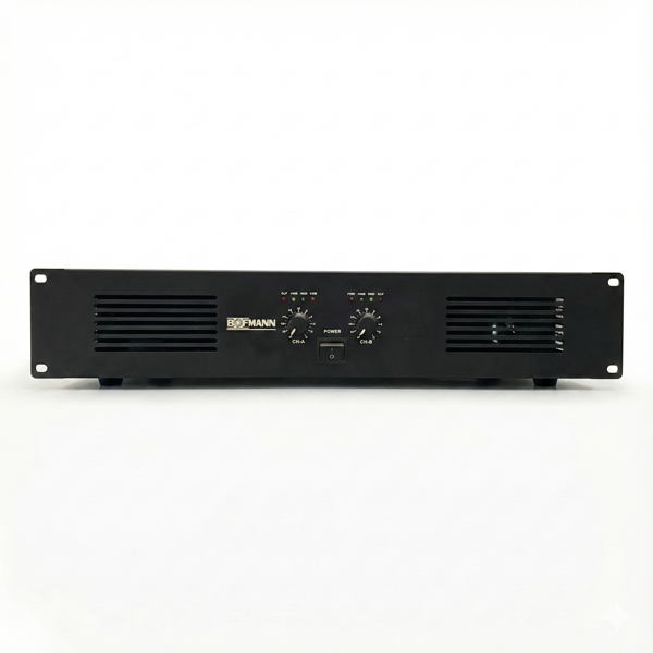 BOFMANN 2X250 WATT PROFESYONEL STEREO AMPLİFİKATÖR