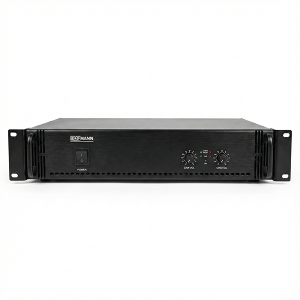 BOFMANN 2X250 WATT PROFESYONEL STEREO HAT TRAFOLU AMPLİFİKATÖR